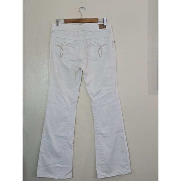 Hydraulic Curvy Lola Fit Jeans Womens Size 11/12 Bootcut White Y2K Juniors - Picture 6 of 13